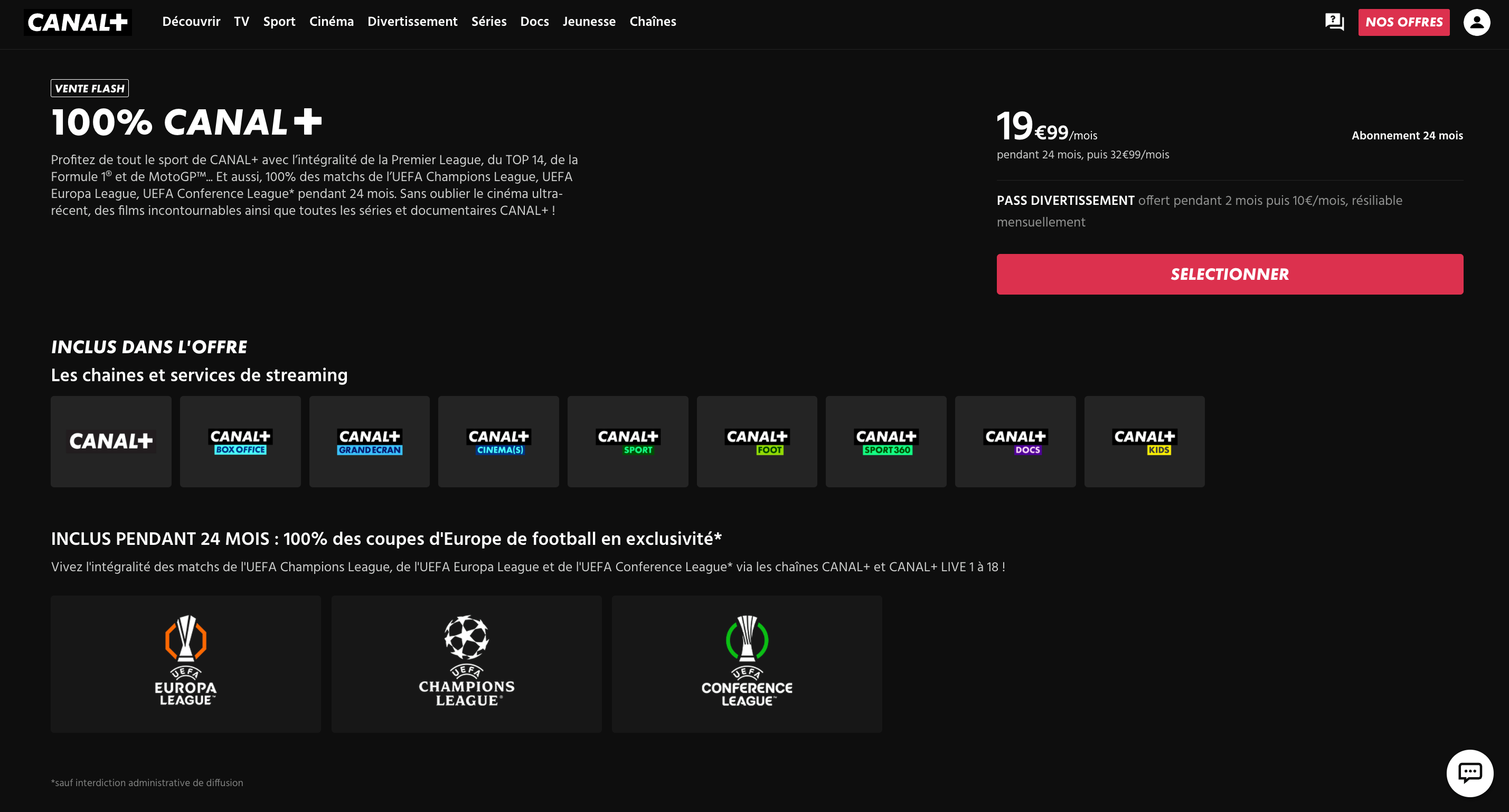 © Canal+ - Capture écran Clubic