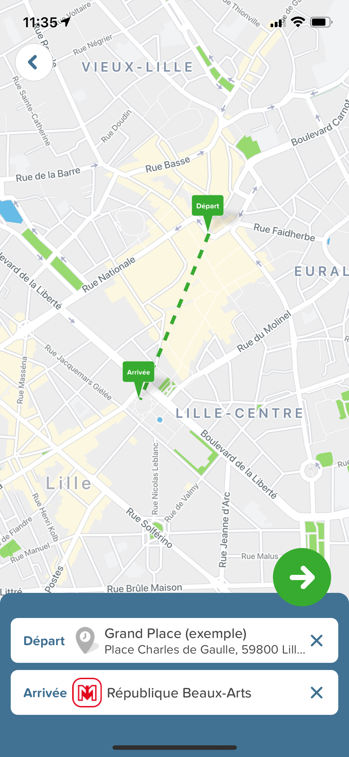 Sélec Apple Watch CityMapper