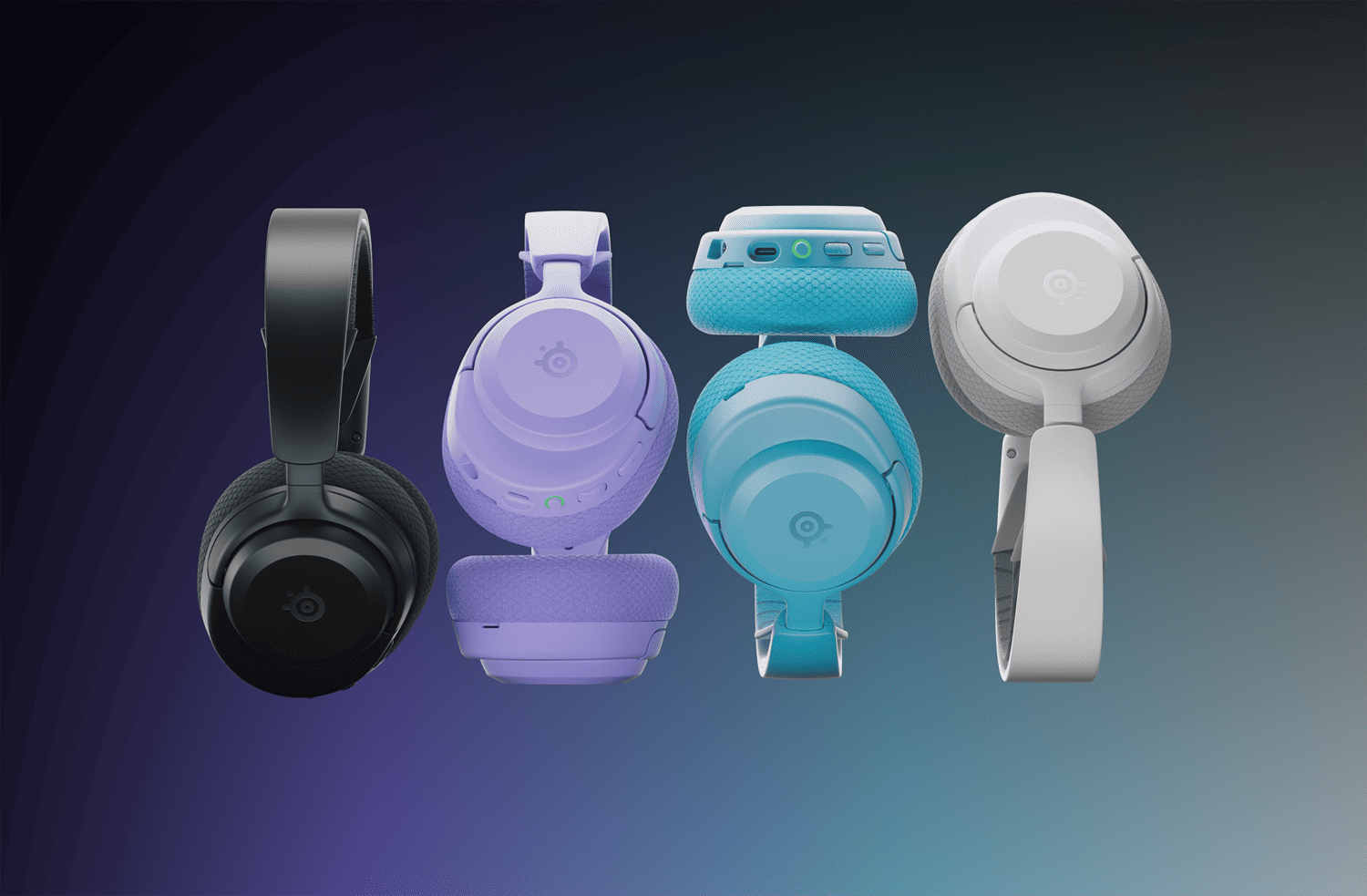 Le SteelSeries Arctis Nova 3 Wireless existe en 4 couleurs. © SteelSeries