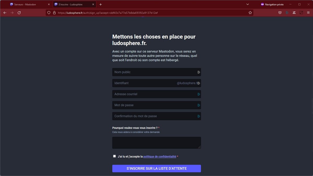 Mastodon compte