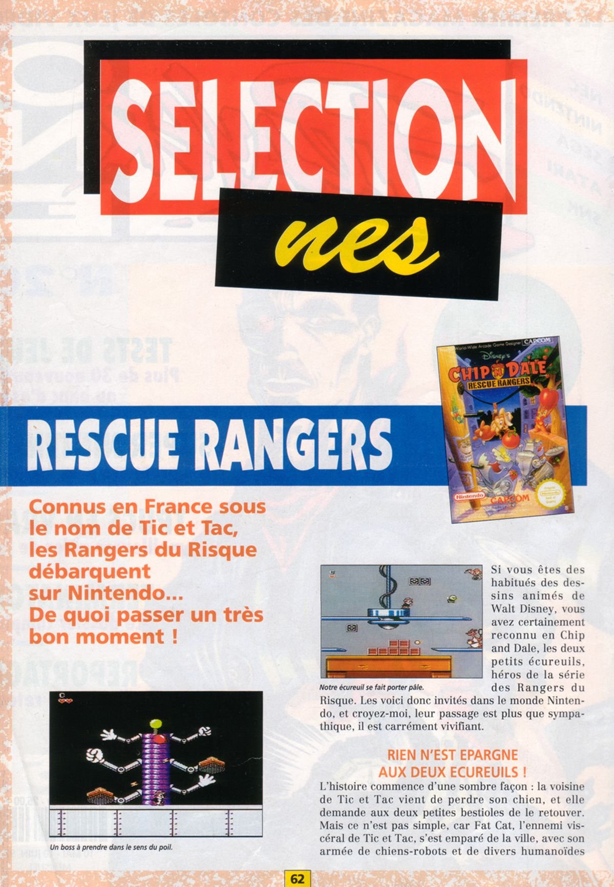 Le test de l'époque, dans le Nintendo Player N°4 (mai/juin 1992) est signé d'un certain Crevette