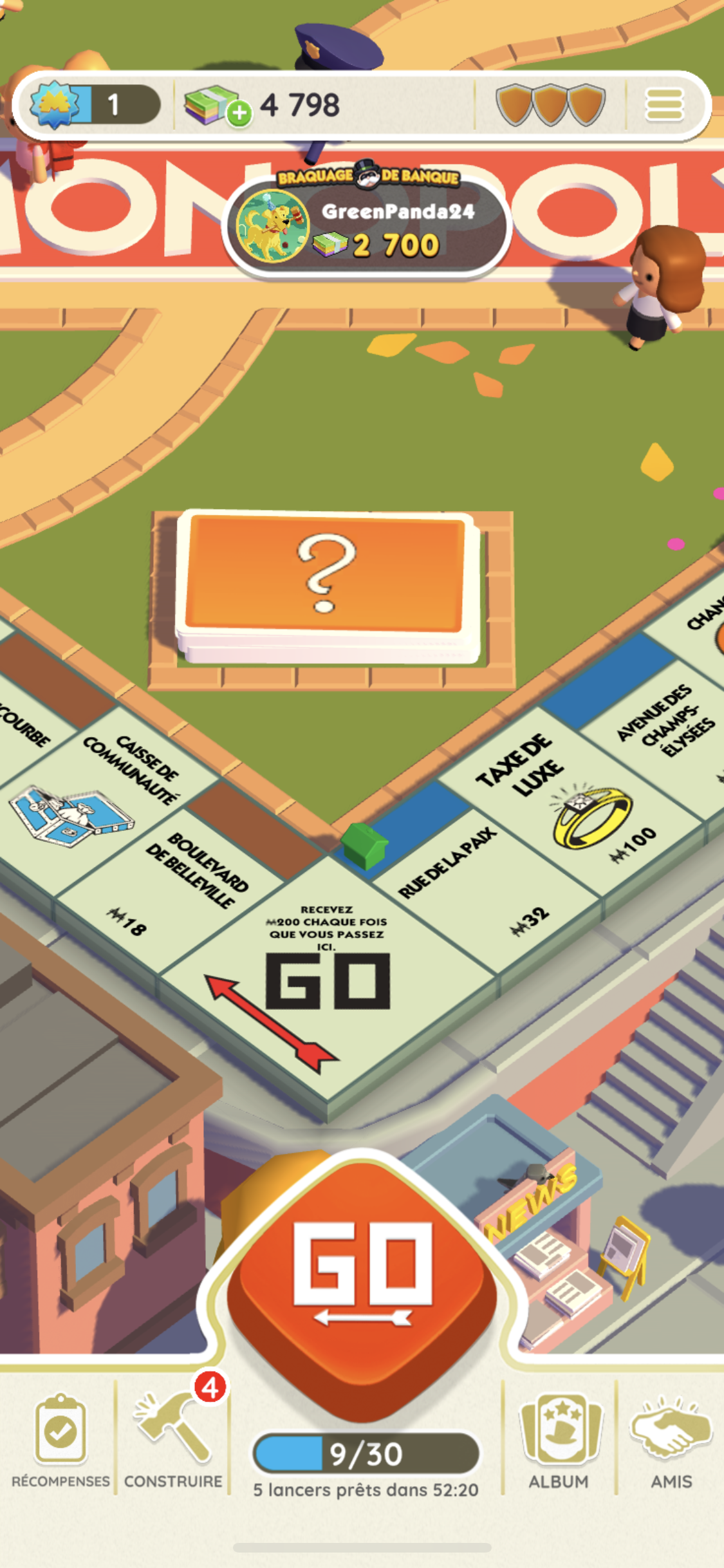 Plateau MONOPOLY GO!