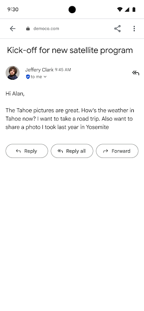 Gmail app e2EE