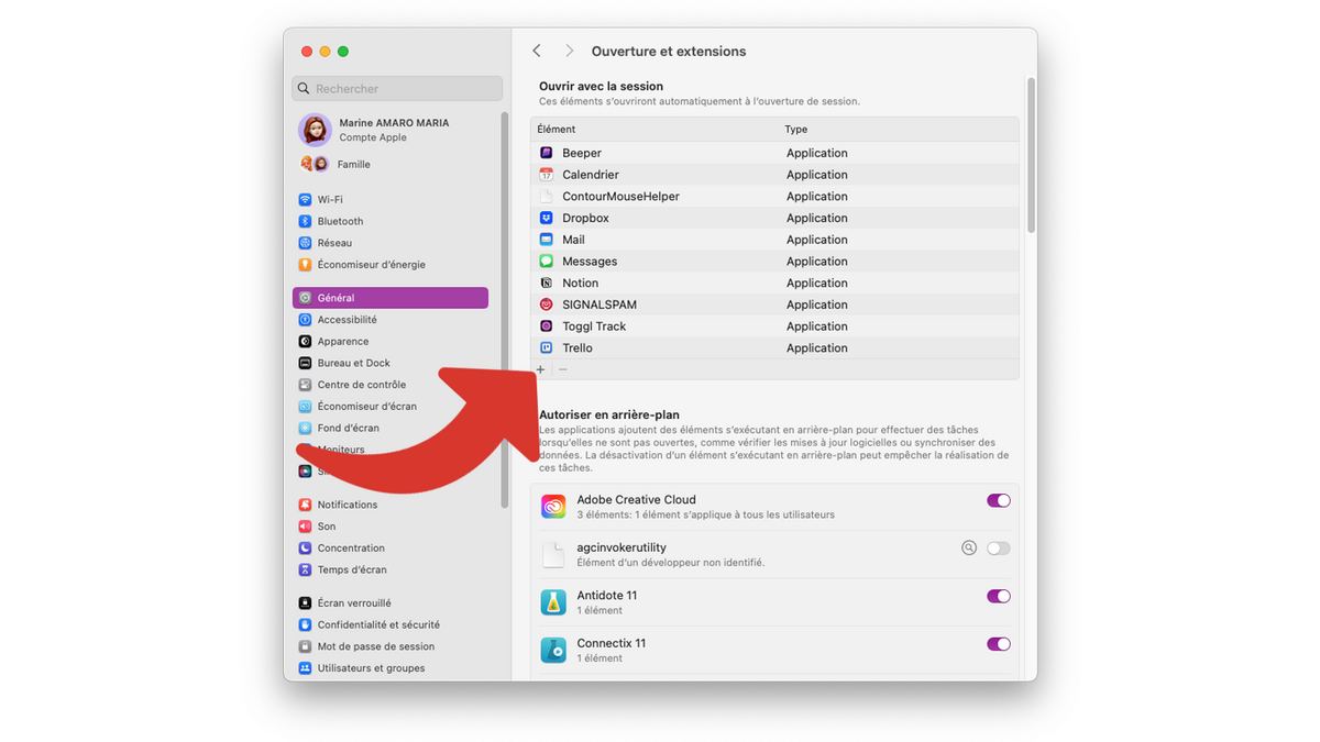 Ajouter des applications qui s'ouvriront au démarrage du Mac © Clubic
