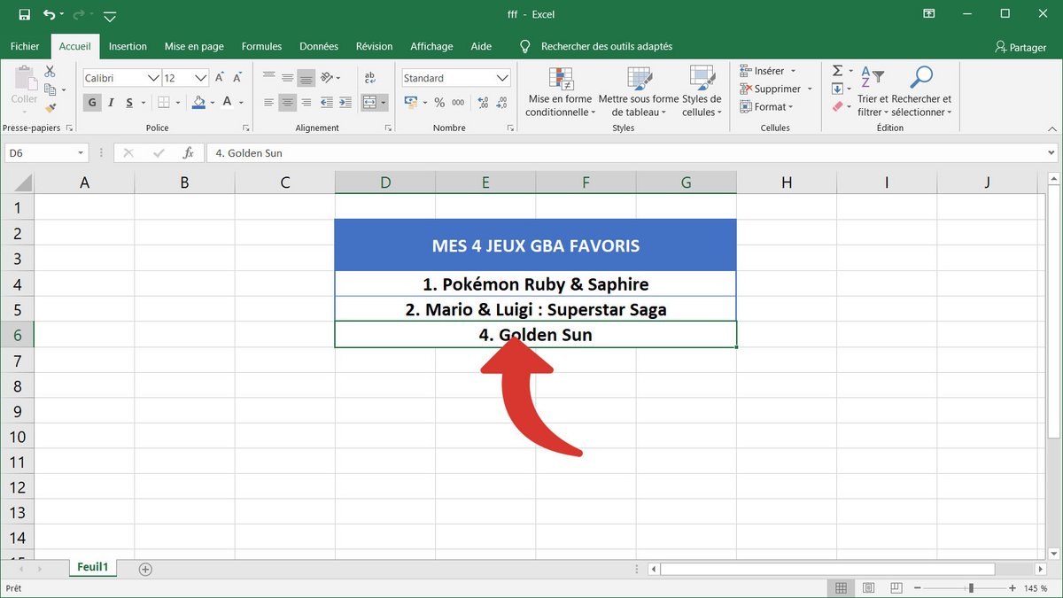 Tuto Excel