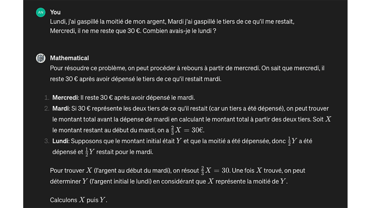 GPT Mathematical © Pascale Duc pour Clubic