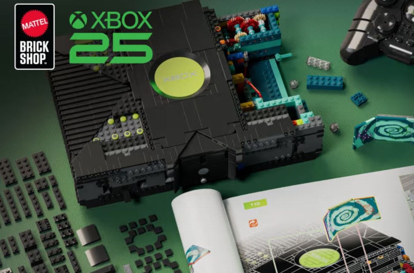 Un nouveau set Xbox arrive chez Mattel "Brick Shop". ©Mattel