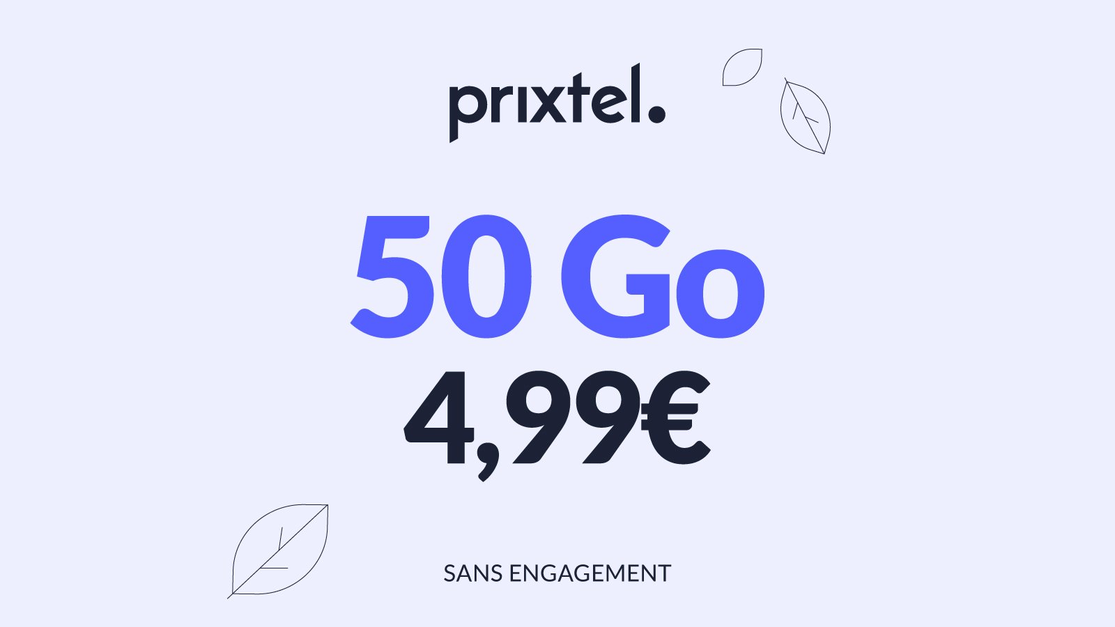 Moins de 5€ pour 50Go, voici Le petit de Prixtel ©Shutterstock