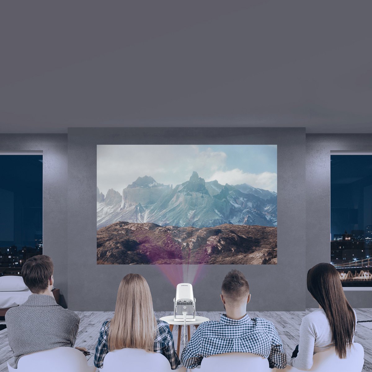 Le NeoPix 250 Smart projette une image allant jusqu'à 80 pouces. ©Philips