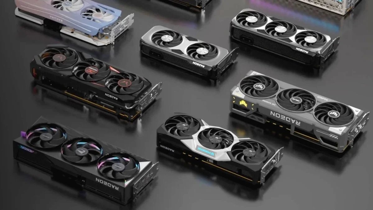 Les Radeon RX 9070 et RX 9070 XT des partenaires d'AMD © AMD