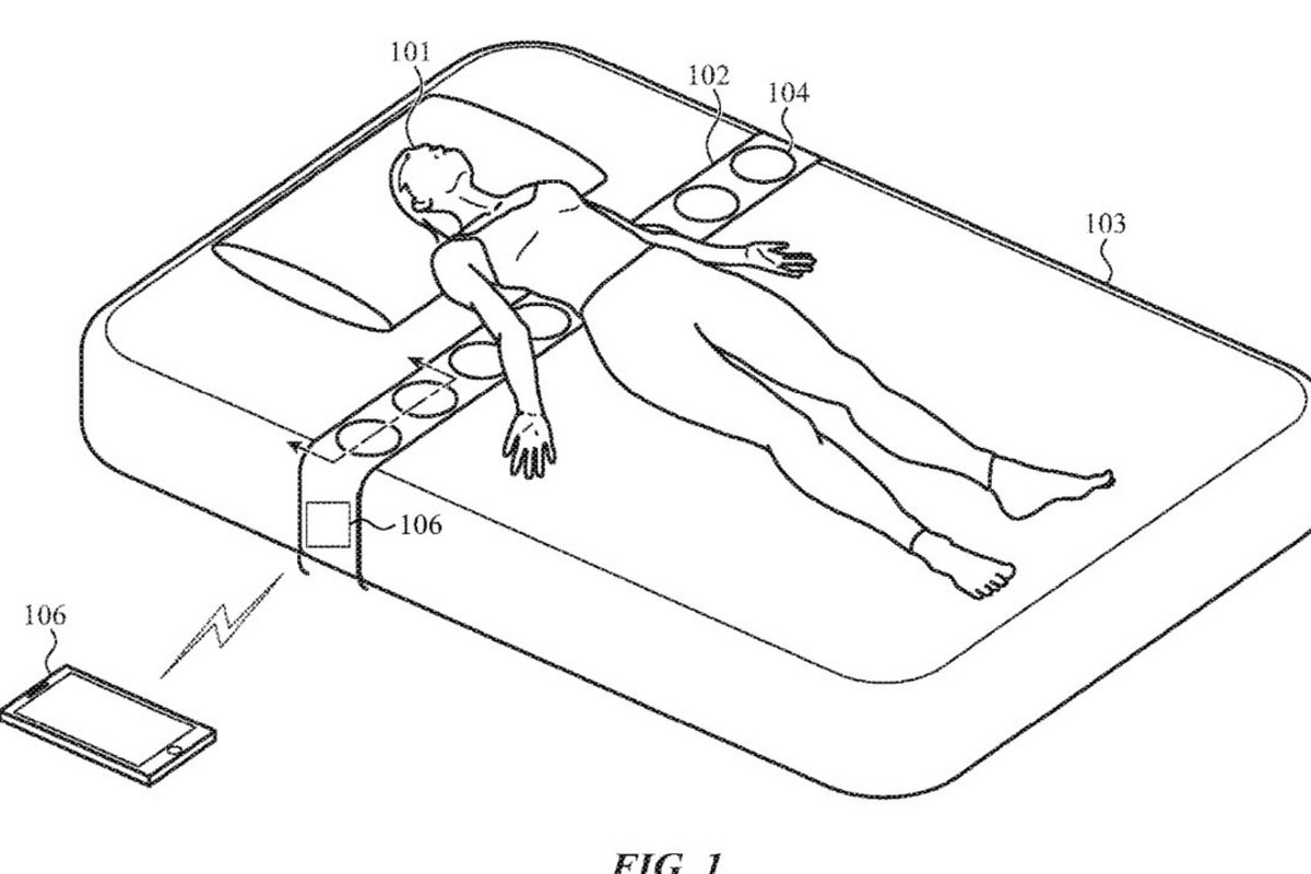 Un schéma dans le brevet réattribué à Apple. ©US Patent Office / Apple