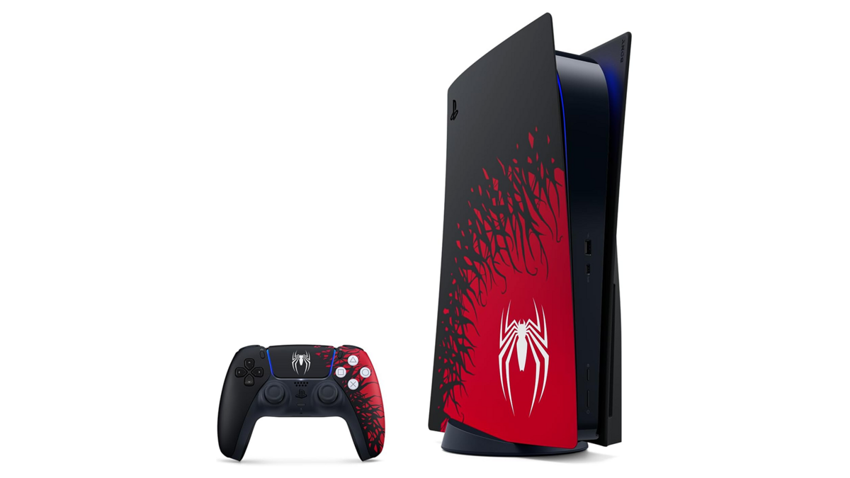 La console et la manette collector Marvel's Spider-Man 2