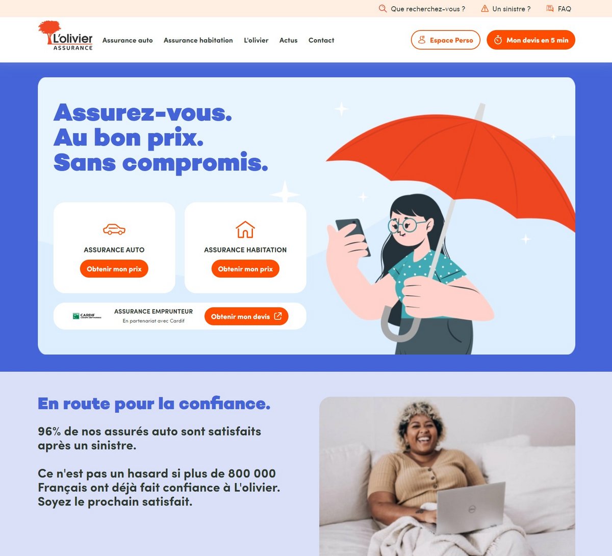 L'olivier Assurance auto : une assurance 100 % en ligne avec devis gratuit