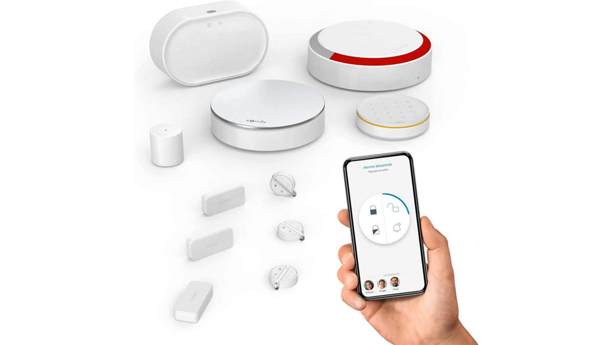 Le kit d'alarme Somfy Home Alarm Advanced Plus