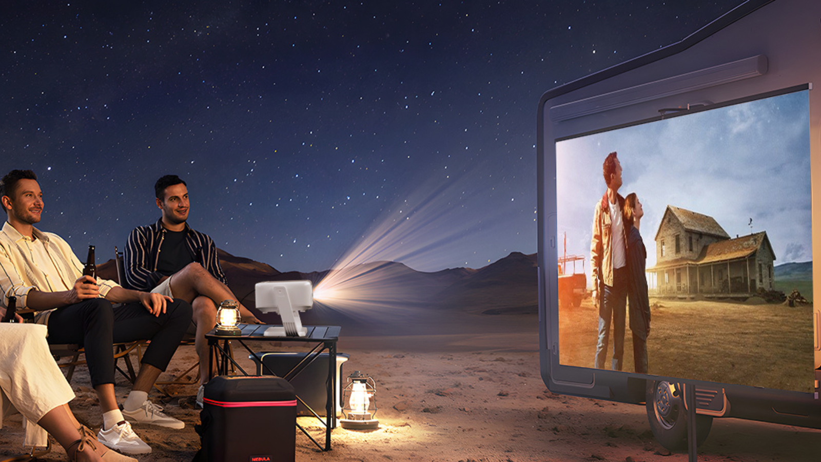 Parfait pour les vacances : ce vidéoprojecteur à prix mini fait fureur cet été © Amazon