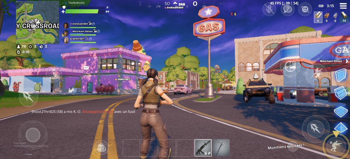 Fortnite sur le Huawei P50 Pro.