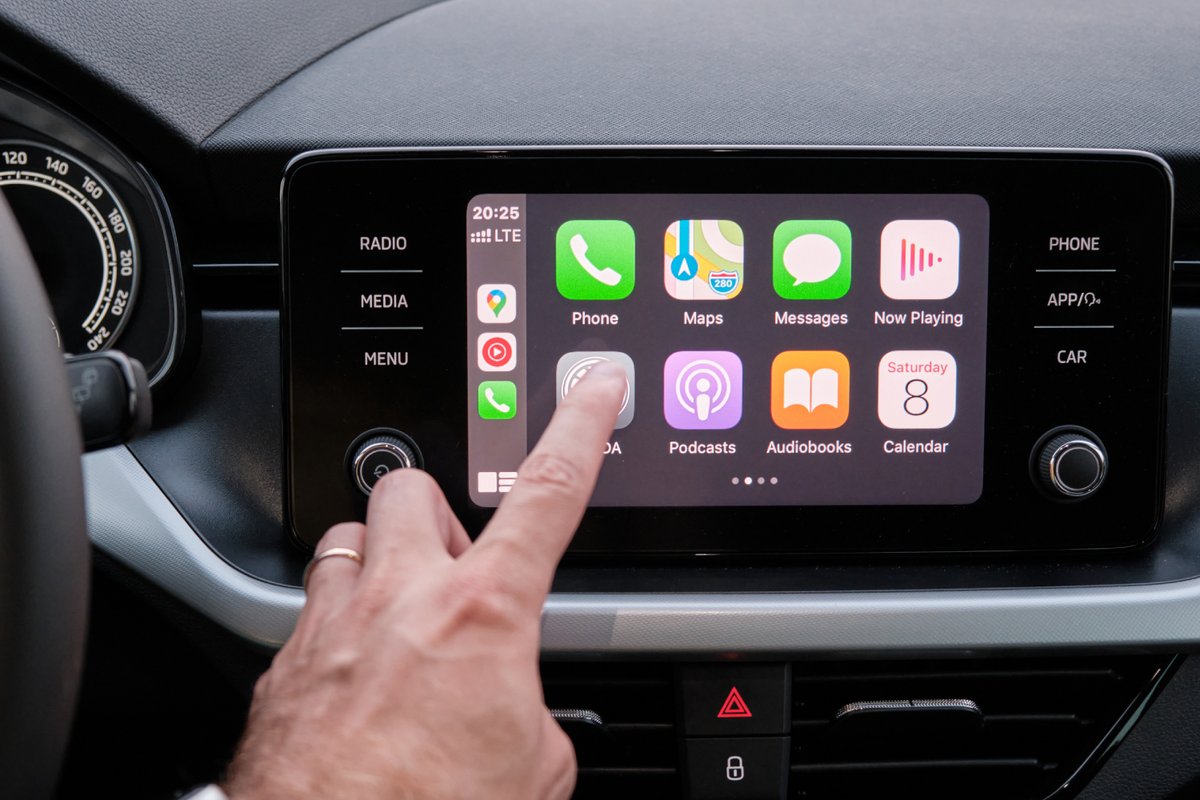 L'interface d'Apple CarPlay. ©Vladimka production / Shutterstock