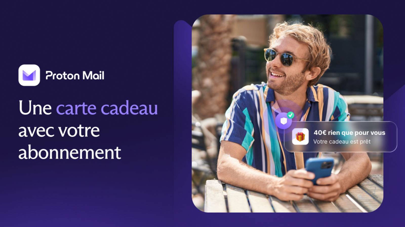 Choisissez l'un des services partenaires et dépensez votre carte cadeau © Proton