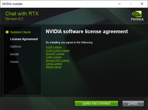 NVIDIA Chat with RTX