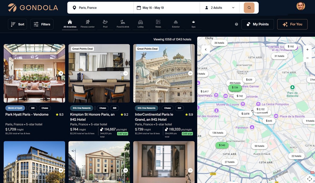 Gondola.AI optimise vos réservations d’hôtel en maximisant vos points fidélité et vos remises. - © Gondola.AI