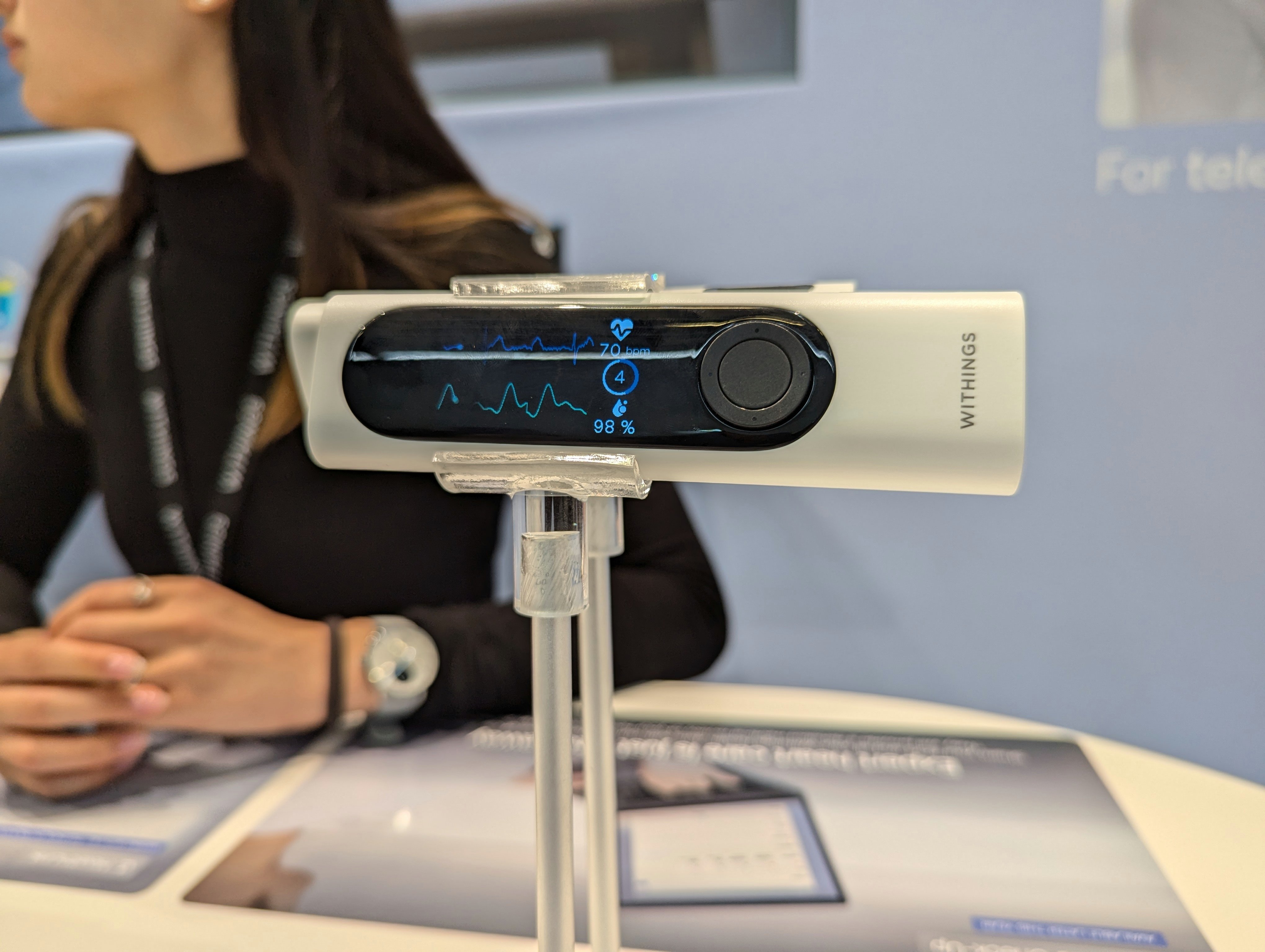 Avec BeamO, Withings promet un bilan de santé complet à domicile, en moins d’une minute. ©Nicolas Guyot pour Clubic