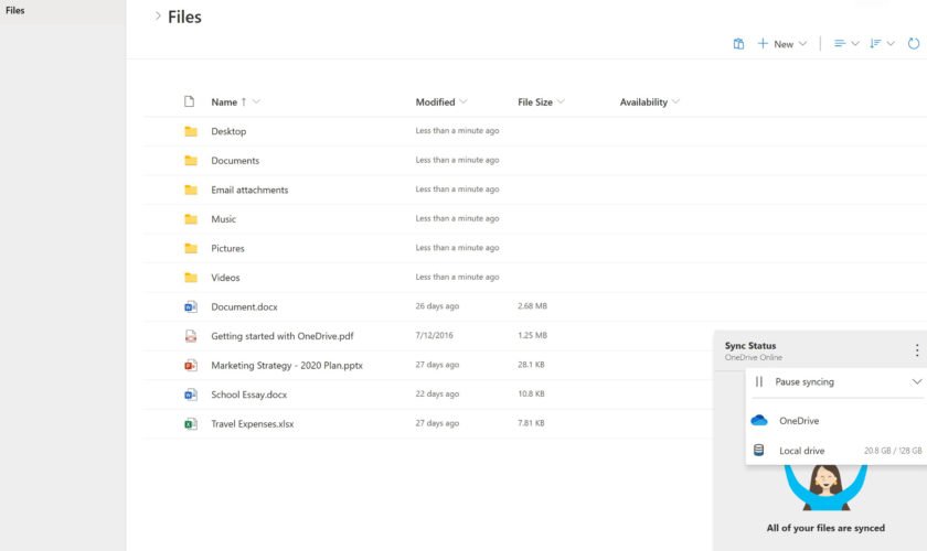 L'explorateur de fichier a totalement été repensé pour inclure OneDrive par défaut sur Windows 10X