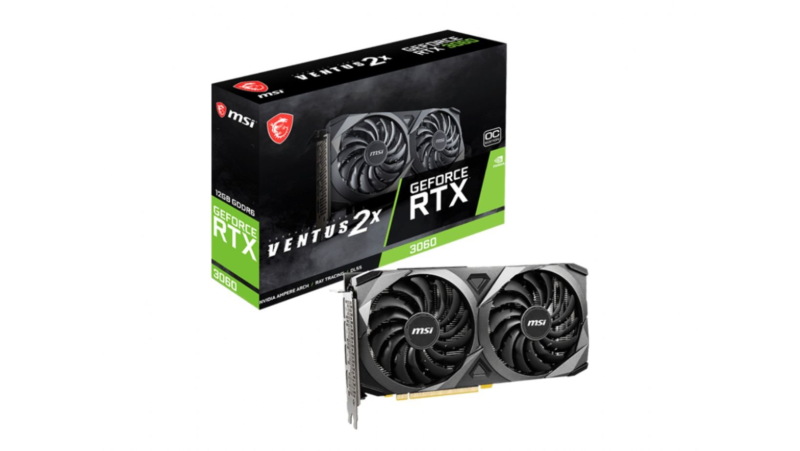 La carte graphique MSI GeForce RTX 3060