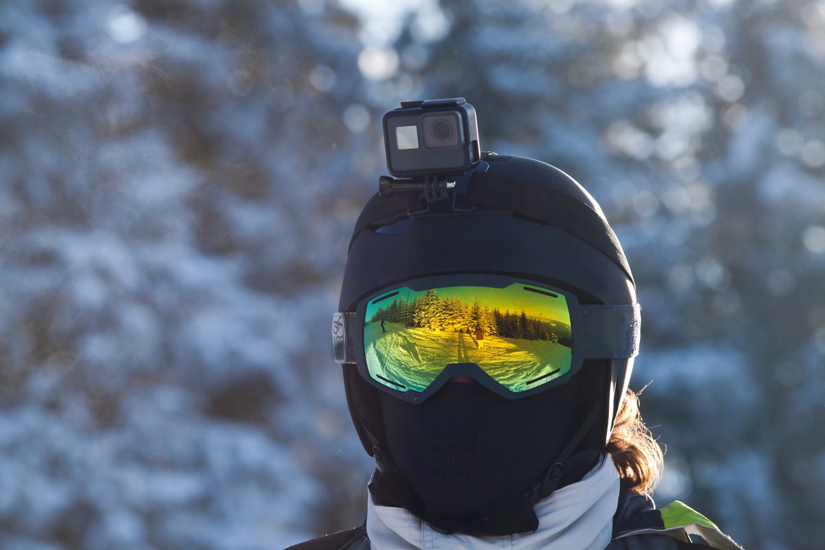 Une GoPro sous la neige © Melinda Nagy / Shutterstock