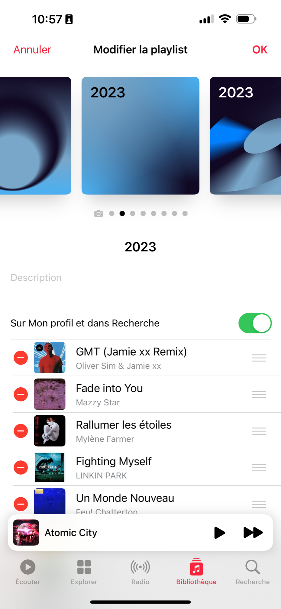 iOS 17.1 Musique