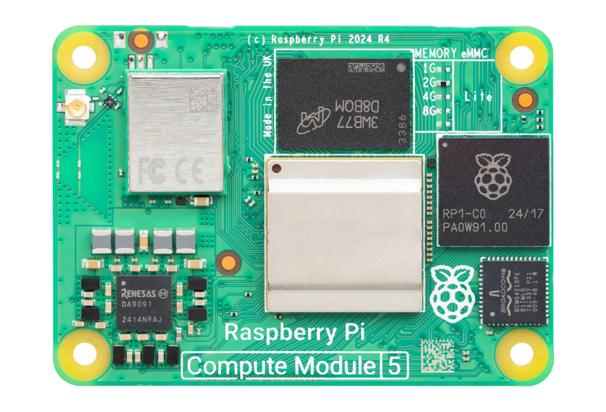 Une carte compacte... sacrément encombrée © Raspberry Pi