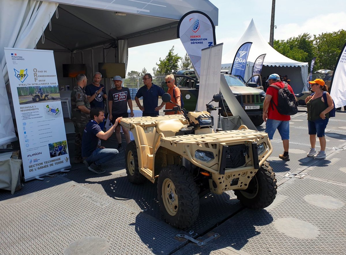 Le Polaris MV850 dans son format hybride a jusqu'à fin 2024 pour convaincre les militaires de son efficacité © Agence Innovation Défense