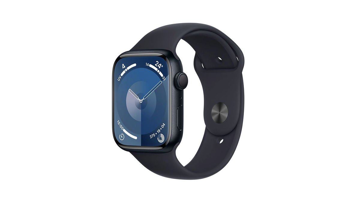 La montre connectée Apple Watch Series 9 avec écran tactile couleur de 1,9"