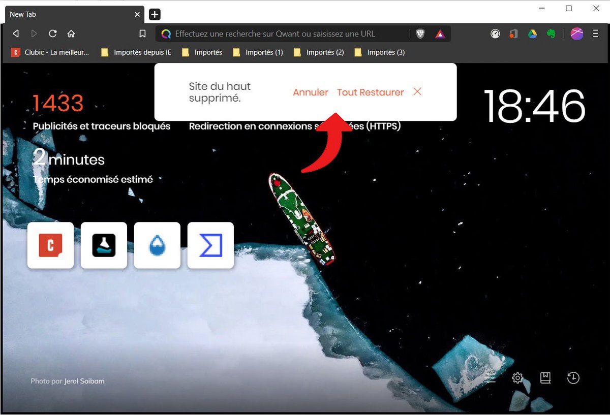 supprimer sites brave 7