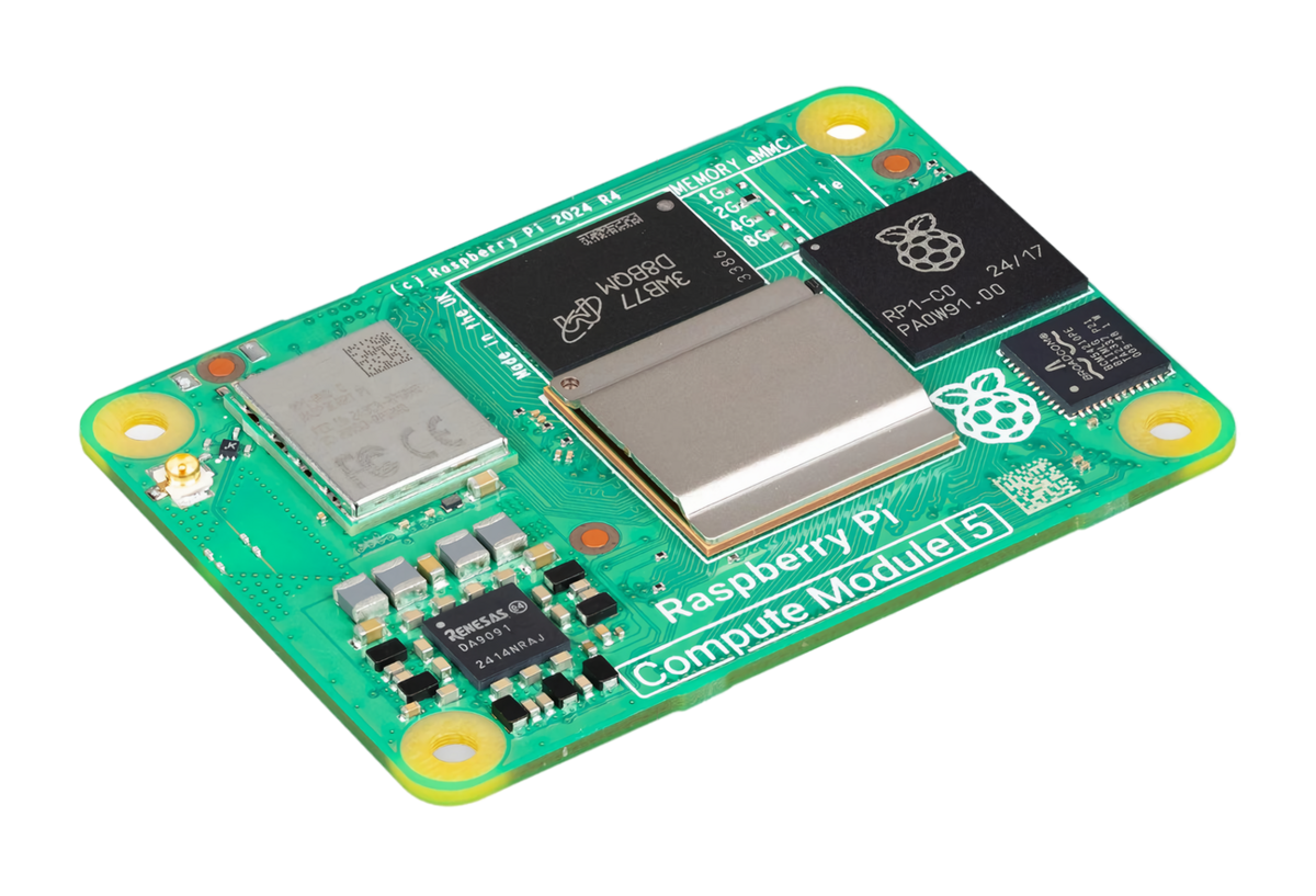 Le Compute Model 5 dans toute sa splendeur © Raspberry Pi