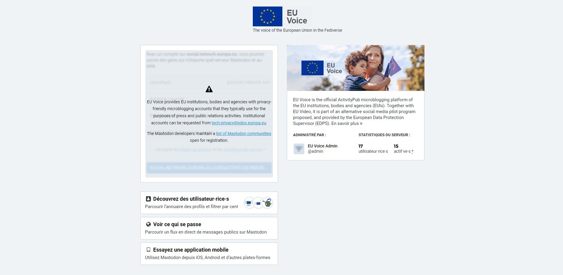 EU Voice se dévoile © Capture Clubic