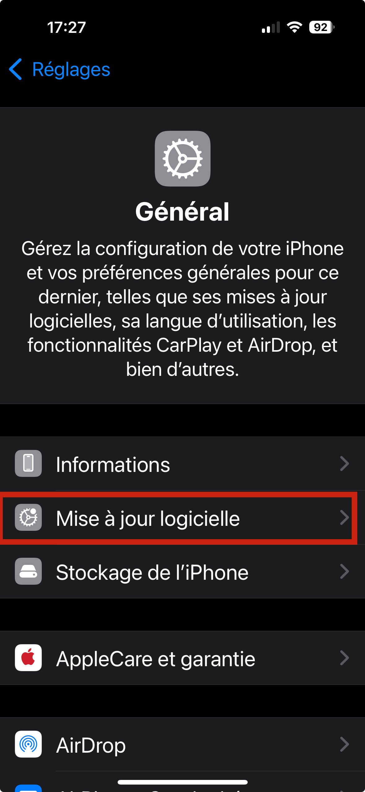 update iOS