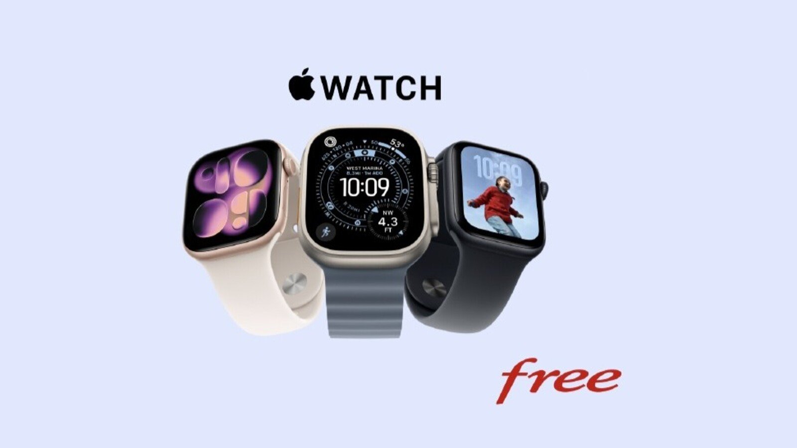Free dégaine le paiement en 24 fois sans frais pour l'Apple Watch et offre l'eSIM. © Free / Clubic