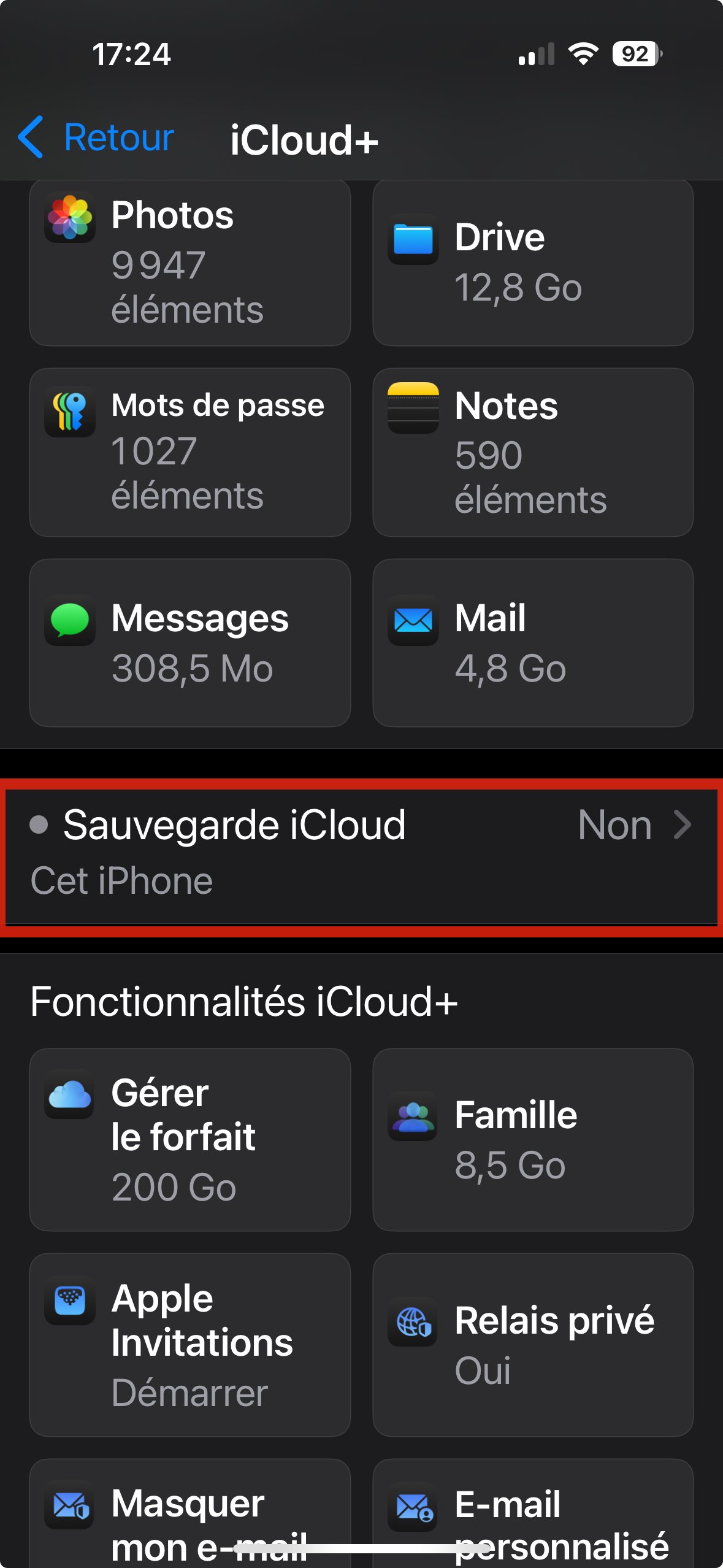 iCloud iOS