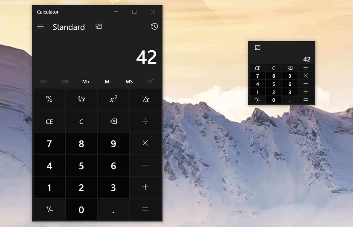 calculatrice windows 10