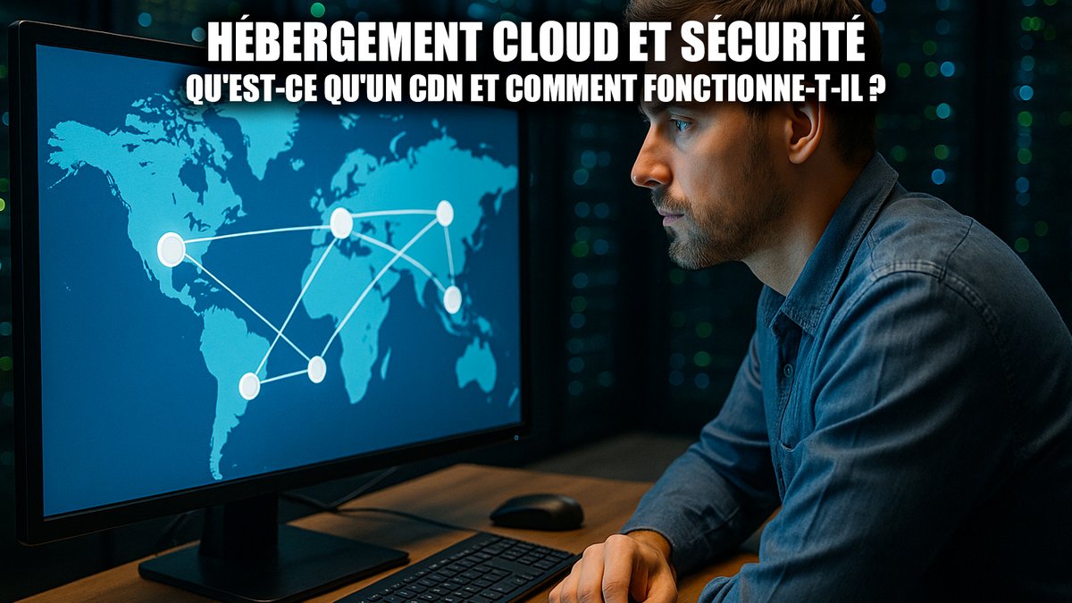 Un CDN (Content Delivery Network) accélère le chargement des pages en distribuant le contenu sur plusieurs serveurs, améliorant ainsi performance, fiabilité et SEO d’un site web - © Axel Reghis | OpenAI