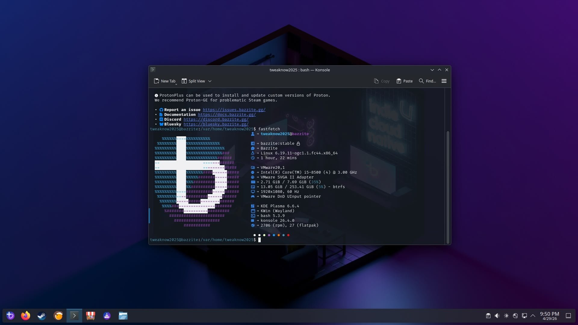 Bazzite 44 © tweaknow2025