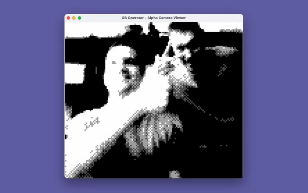 En 2024, on peut utiliser la Game Boy Camera comme webcam © Epilogue