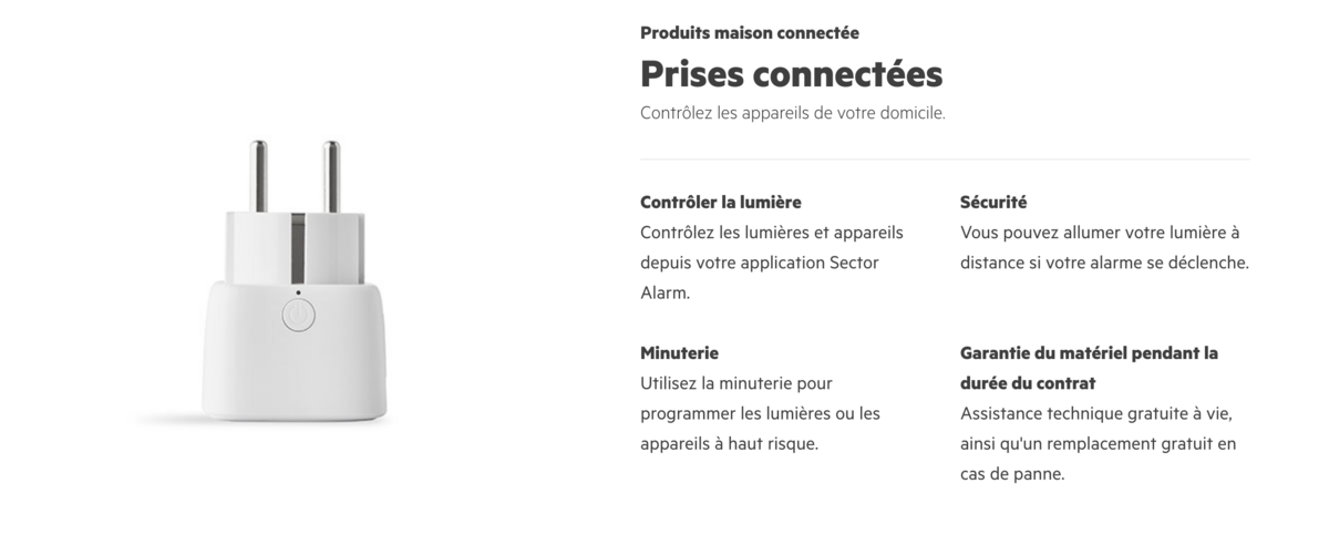 Des solutions connectées respectant le protocole Zigbee © Sector Alarm