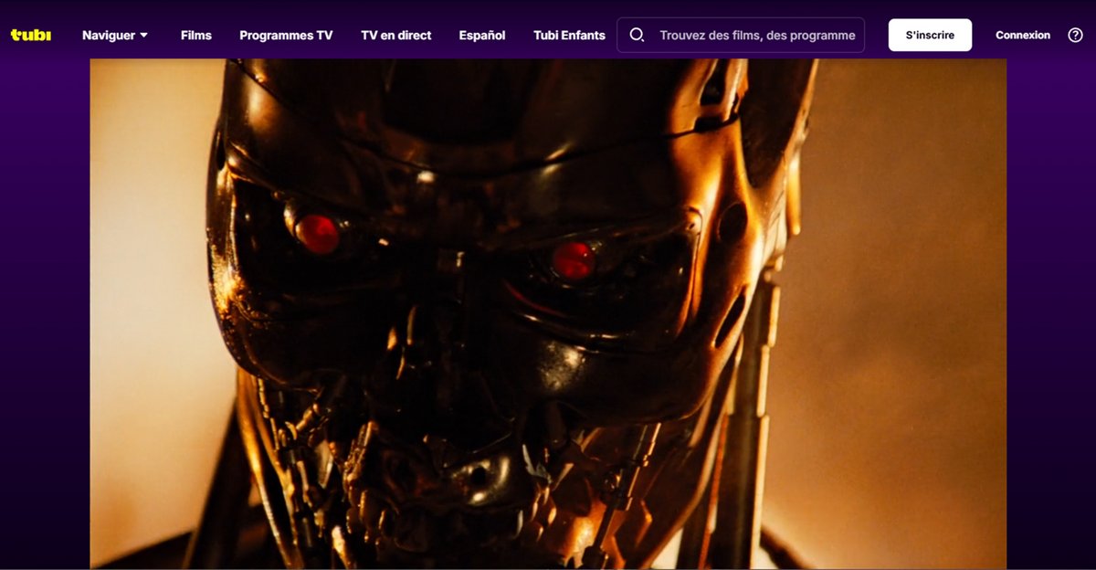 Terminator est disponible gratuitement sur Tubi TV - © Tubi TV