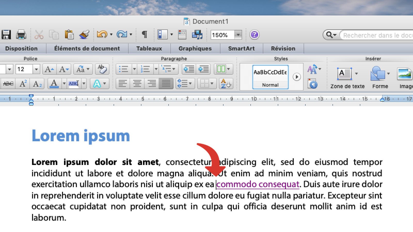 tutoriel hypertexte word