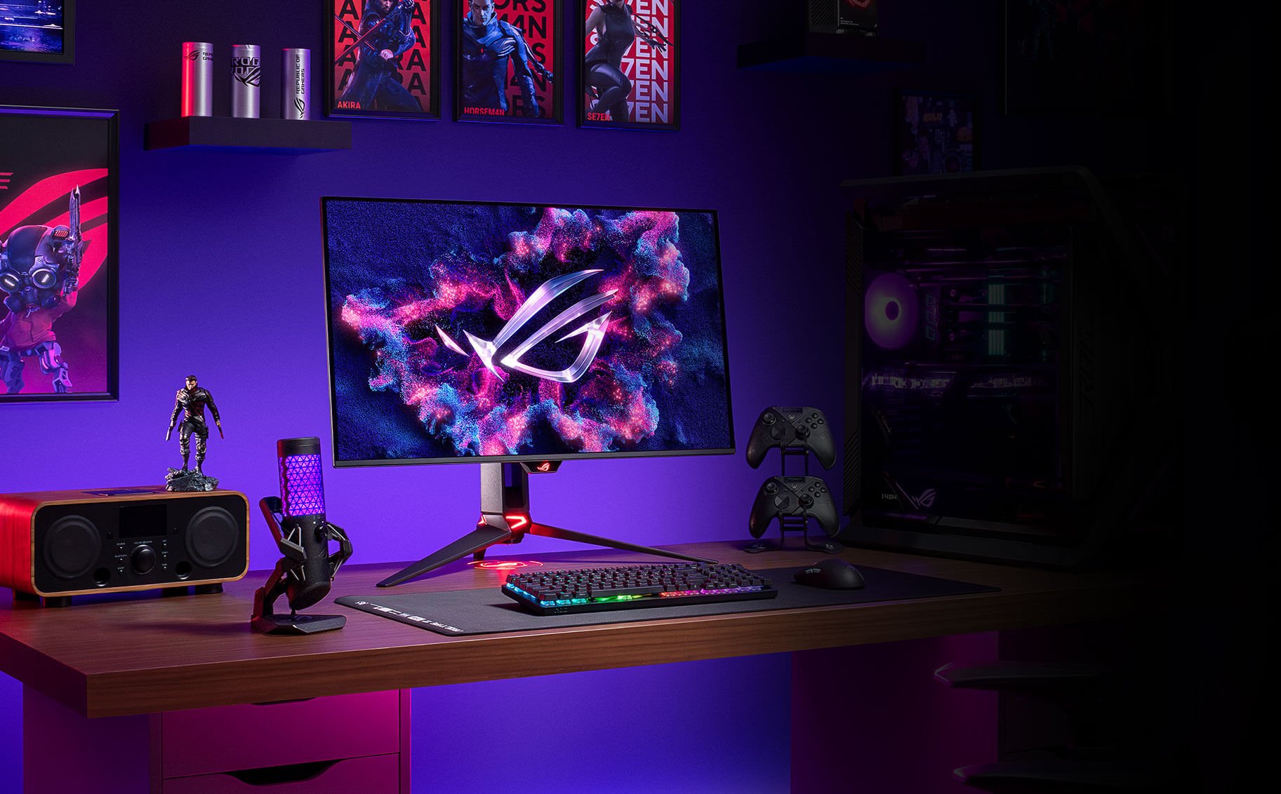 Le ROG Swift OLED PG32UCDM est désormais capable de gérer le Dolby Vision © ASUS