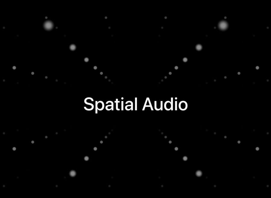 Plus encore que l'audio sans pertes, le Spatial Audio est au centre de la communication de la Pomme © Apple