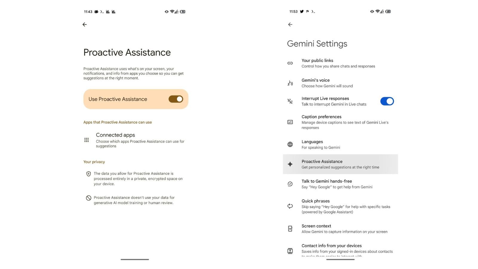 Gemini va bientôt être capable d'anticiper vos besoins. ©Google