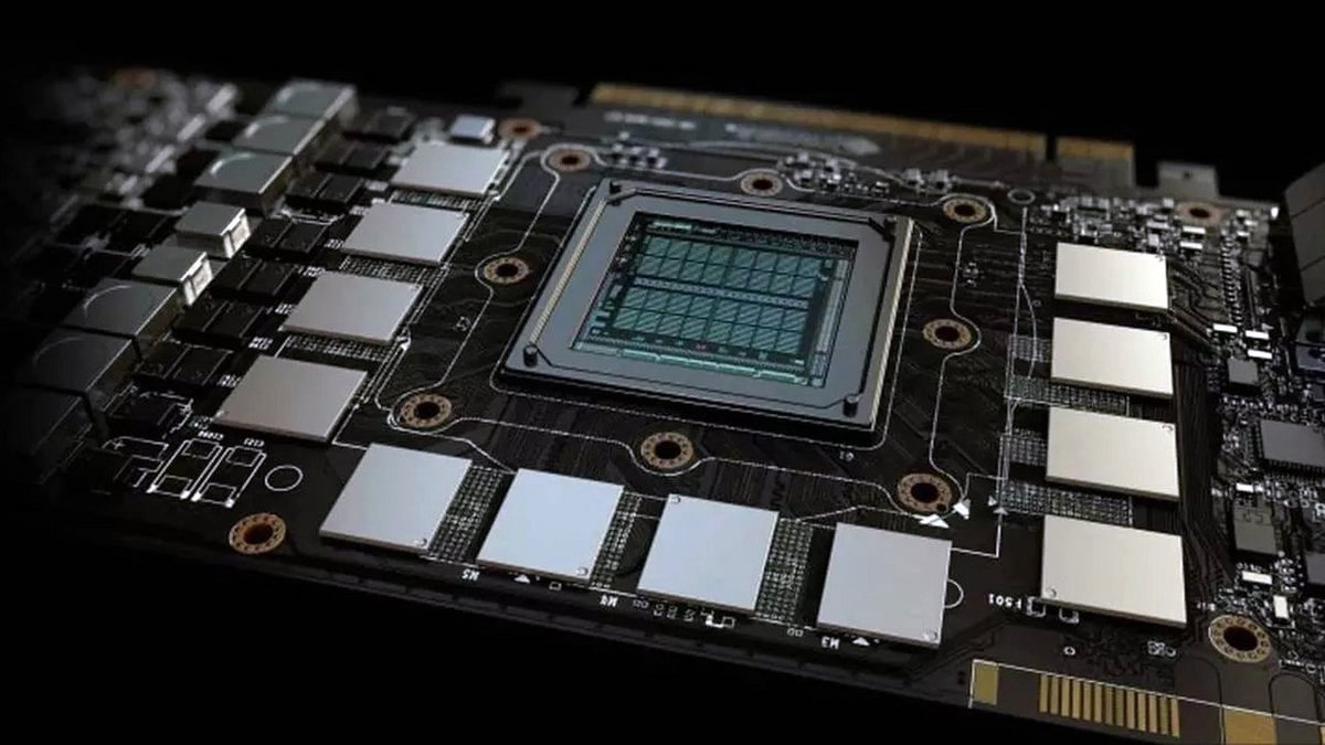 Ici en gris, les puces de VRAM : le nerf de la guerre actuellement ! ©NVIDIA