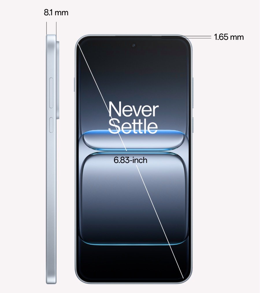 Les bordures extra fines du OnePlus 5. © OnePlus